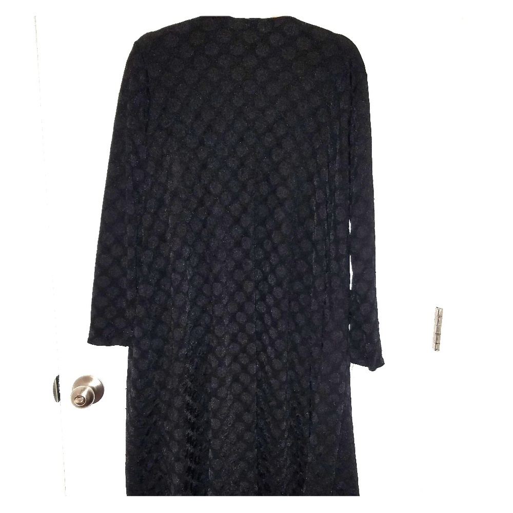 Lularoe Sarah duster - BLACK with dots